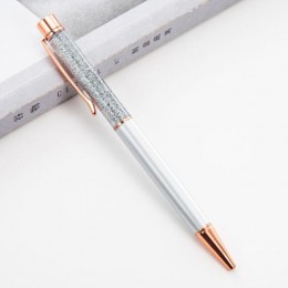1pc nowe złote długopisy z folii metalowe długopisy biurowe prezenty urodzinowe kulkowe długopisy grawerowane nazwa prywatne las
