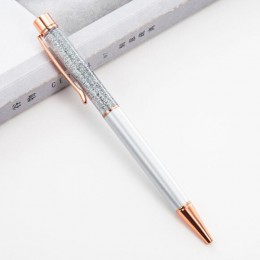 1pc nowe złote długopisy z folii metalowe długopisy biurowe prezenty urodzinowe kulkowe długopisy grawerowane nazwa prywatne las