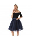 5 warstw 60cm księżniczka Midi spódnica z tiulu plisowane spódnice Tutu do tańca kobiet halka Lolita Jupe Saia faldas Party Puff