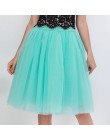 5 warstw 60cm Midi spódnica z tiulu księżniczka kobiet dorosłych Tutu modna odzież Faldas Saia Femininas Jupe lato styl