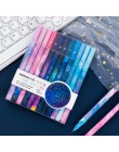 3 sztuk/partia Constellation Gel Pen nowość 0.5mm Starry czarne pióro wieczne dla dziewczyny prezent szkolne materiały papiernic