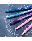 3 sztuk/partia Constellation Gel Pen nowość 0.5mm Starry czarne pióro wieczne dla dziewczyny prezent szkolne materiały papiernic