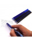 7/12 sztuk/partia zmazywalny długopis Refill Rod 0.5mm niebieski/czarny/czerwona farba długopis żelowy zmywalny zestaw uchwytów 