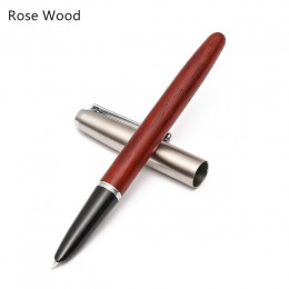 Zremastered klasyczne drewno wieczne pióro 0.38mm bardzo cienkie stalówka kaligrafia długopisy Jinhao 51A biurowe biurowe szkoln