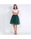5 warstw 60cm księżniczka Midi spódnica z tiulu plisowane spódnice Tutu do tańca kobiet halka Lolita Jupe Saia faldas Party Puff