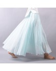 Sherhure 2020 kobiety bawełna lniana długie spódnice w pasie plisowana maxi spódnice plaża Boho Vintage letnie spódnice Faldas S