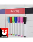 8 sztuk/partia kolorowe czarne szkolne materiały szkolne magnetyczne tablice długopisy markery suche gumki strony pióra do rysow
