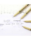 1 sztuk czarny długopis pigma micron wodoodporna ręcznie rysowane projekt szkic końcówka igłowa ręcznie dawing liner fineliner c