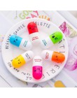 6pc Cute Cartoon kapsułka długopis kreatywny Kawaii pigułki długopis dzieci pisanie papiernicze szkolne materiały biurowe