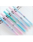 4 sztuk/zestaw śliczne długopisy żelowe kolorowy atrament długopis świeże Kawaii długopis szkoła Canetas Boligrafos prezent biur