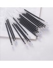 20 sztuk długopis żelowy ścieralny wkład pióro neutralne dobrej jakości wkład czarny niebieski czerwony 0.5mm Bullet Refill Offi