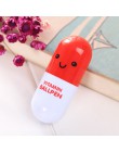 6pc Cute Cartoon kapsułka długopis kreatywny Kawaii pigułki długopis dzieci pisanie papiernicze szkolne materiały biurowe