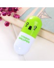 6pc Cute Cartoon kapsułka długopis kreatywny Kawaii pigułki długopis dzieci pisanie papiernicze szkolne materiały biurowe