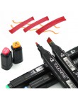 TouchFive zestaw markerów 30/40/80/168 kolory markery bazowe alkoholu manga szkic rysunek Marker dla Dual Headed Tip Pen