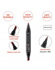 TouchFive zestaw markerów 30/40/80/168 kolory markery bazowe alkoholu manga szkic rysunek Marker dla Dual Headed Tip Pen