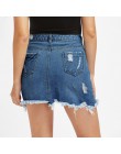 LASPERAL damska niebieska z rozcięciami Casual Mini jeansowa spódniczka 2020 letnia nowa Bodycon damska spódnica podstawowe dżin