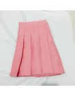 Nowa spódnica letnia wysokiej talii kobiet spódnica w kratę styl preppy mundurki szkolne Harajuku moda plisowana spódnica spódni