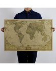 Najnowszy Vintage mapa świata Home Decoration szczegółowy antyczny plakat ścienna tablica papier retro matowy papier pakowy 28*1