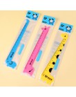 New Arrival 1PC kreatywny linijka prosta plastikowa Kawaii narzędzie biurowe Cartoon rysunek prezent koreański biuro szkolne