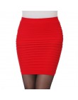 Nowe damskie Mini plisowana, elastyczna spódnica krótka spódnica ołówkowa Bodycon szczupła spódnica bezszwowa obcisła spódnica
