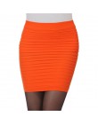 Nowe damskie Mini plisowana, elastyczna spódnica krótka spódnica ołówkowa Bodycon szczupła spódnica bezszwowa obcisła spódnica