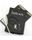 A5 Anime Death Note Notebook zestaw dziennik skórzany i naszyjnik długopis z pióra dzienniku Death Note notatnik na prezent D40