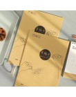 1 sztuka Kraft okładka szkicownik 40 arkuszy gruby papier do pisania biuro zaopatrzenie szkolne