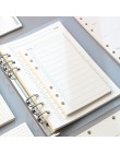 A5 A6 luźny notatnik z motywem liścia napełnianie Spiral Binder wewnętrzna strona pamiętnik kalendarz tygodniowy miesięczny Do z