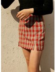 Kobiety Mini zakładka spódnica Harajuku Preppy styl kratę spódnice słodkie japońskie mundurki szkolne panie jupiter Kawaii spódn