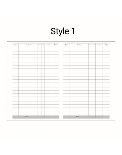 A5 A6 luźny notatnik z motywem liścia napełnianie Spiral Binder wewnętrzna strona pamiętnik kalendarz tygodniowy miesięczny Do z