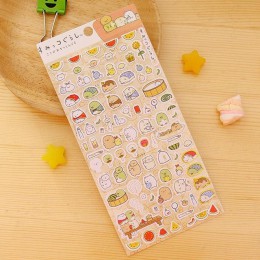 1 sztuka/paczka brązujący Kawaii Scrapbooking rogu stworzenie naklejki do planowania/etykieta dekoracyjna/cartoon Korea piśmienn