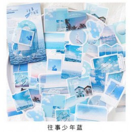 40 sztuk/partia Retro podróży kawy życie etykiety kartki samoprzylepne Post notatnik Kawaii papiernicze artykuły szkolne naklejk