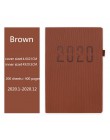 A5 2020 Planner Agenda roczny kalendarz Notebook przenośny tygodniowy notatki instrukcja DIY pamiętnik miesięczny organizator ha