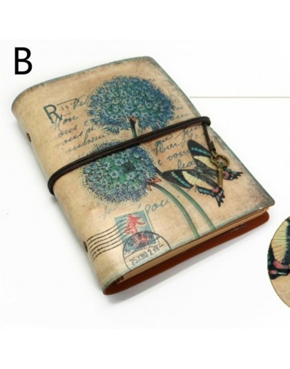 Archiwalne artykuły papiernicze notatnik ze sztucznej skóry kreatywny papier pakowy Planner Sketchbook Planner/dzienniczek