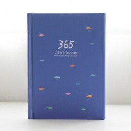 365 dni osobisty pamiętnik notes w twardej oprawie pamiętnik 2017 biuro tygodniowy harmonogram śliczne koreańskie piśmiennicze l