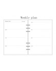 45 arkuszy 100g DIY notes spiralny papier wkłady A5 A6 tygodniowy miesięczny dziennik papiery plaid sprawdź puste kropki pokryte