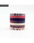 7 sztuk/zestaw złoty taśmy Washi Tape jakości biurowe album na zdjęcia DIY do scrapbookingu szkoła narzędzia Kawaii papier do no