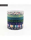 7 sztuk/zestaw złoty taśmy Washi Tape jakości biurowe album na zdjęcia DIY do scrapbookingu szkoła narzędzia Kawaii papier do no