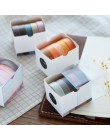 5 sztuk/paczka jednokolorowe taśmy Washi DIY dekoracyjne maskowanie przyklejony taśma klejąca do scrapbookingu i telefon DIY dek
