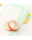 6 sztuk/pk podstawowe jednolity kolor papieru taśma klejąca washi taśma diy do scrapbookingu etykieta samoprzylepna taśma maskuj