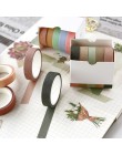 5 sztuk/paczka jednokolorowe taśmy Washi DIY dekoracyjne maskowanie przyklejony taśma klejąca do scrapbookingu i telefon DIY dek