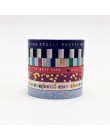 7 sztuk/zestaw złoty taśmy Washi Tape jakości biurowe album na zdjęcia DIY do scrapbookingu szkoła narzędzia Kawaii papier do no