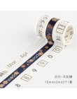 3 cm/4 cm/5 cm szerokości Vintage czarno-biały kalendarz/napisane słowa baza dekoracyjna taśma washi DIY Scrapbooking taśma mask