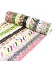 1PC ozdobny śnieg, jelenie, boże narodzenie drzewo taśmy Washi ryżu papier diy klej taśma do dekoracji dla domu boże narodzenie 