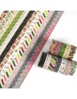 1PC ozdobny śnieg, jelenie, boże narodzenie drzewo taśmy Washi ryżu papier diy klej taśma do dekoracji dla domu boże narodzenie 