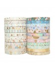 24 rolek/zestaw folia wąska taśma washi DIY dekoracji Scrapbooking Planner 5mm * 4m taśma klejąca taśma maskująca naklejki etyki