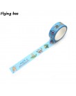 Flyingbee 15mmX5m Cartoon śliczne dzieci Washi taśma klejąca DIY dekoracyjna taśma klejąca dziewczyny taśmy maskujące materiały 