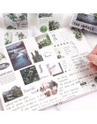 Lato plaża Cafe taśma klejąca washi taśma diy do scrapbookingu etykieta samoprzylepna taśmy maskujące