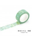 Śliczne Kawaii rośliny kwiaty japoński maskująca taśma washi dekoracyjna taśma klejąca Decora Diy naklejki scrapbooking etykiety