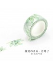 Śliczne Kawaii rośliny kwiaty japoński maskująca taśma washi dekoracyjna taśma klejąca Decora Diy naklejki scrapbooking etykiety